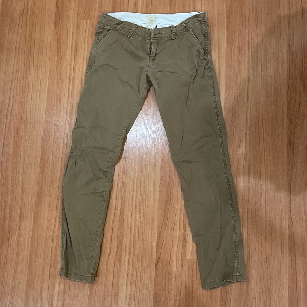 Brown Low Rise Pants